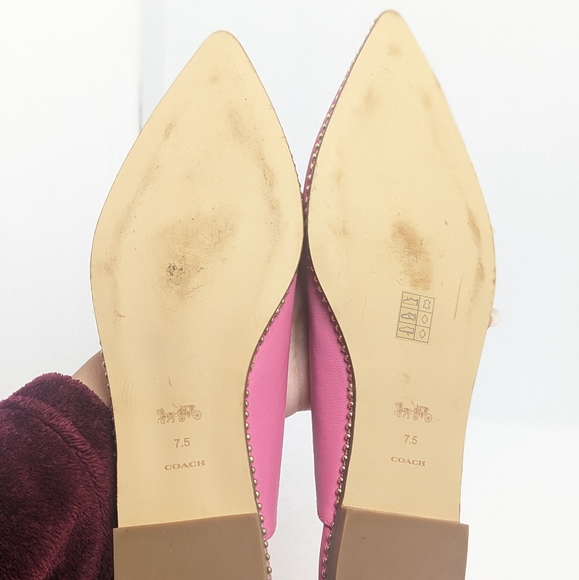 Coach leather Vae Skimmer slingbacks - Picture 13 of 16